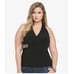 Torrid Black Halter with Rhinestones Size 4X