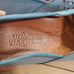 Volks Walkers Izmit Women EU 41/US 10 Lace Up Perforated Flat Shoes Blue Turkey