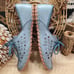 Volks Walkers Izmit Women EU 41/US 10 Lace Up Perforated Flat Shoes Blue Turkey