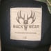 Buck Wear Realtree Black Pullover Hoodie w/ Camo American Flag Image Size L