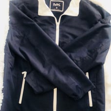 Men's Michael Kors Navy Blue Windbreaker Jacket Size Large Travel Enginereed