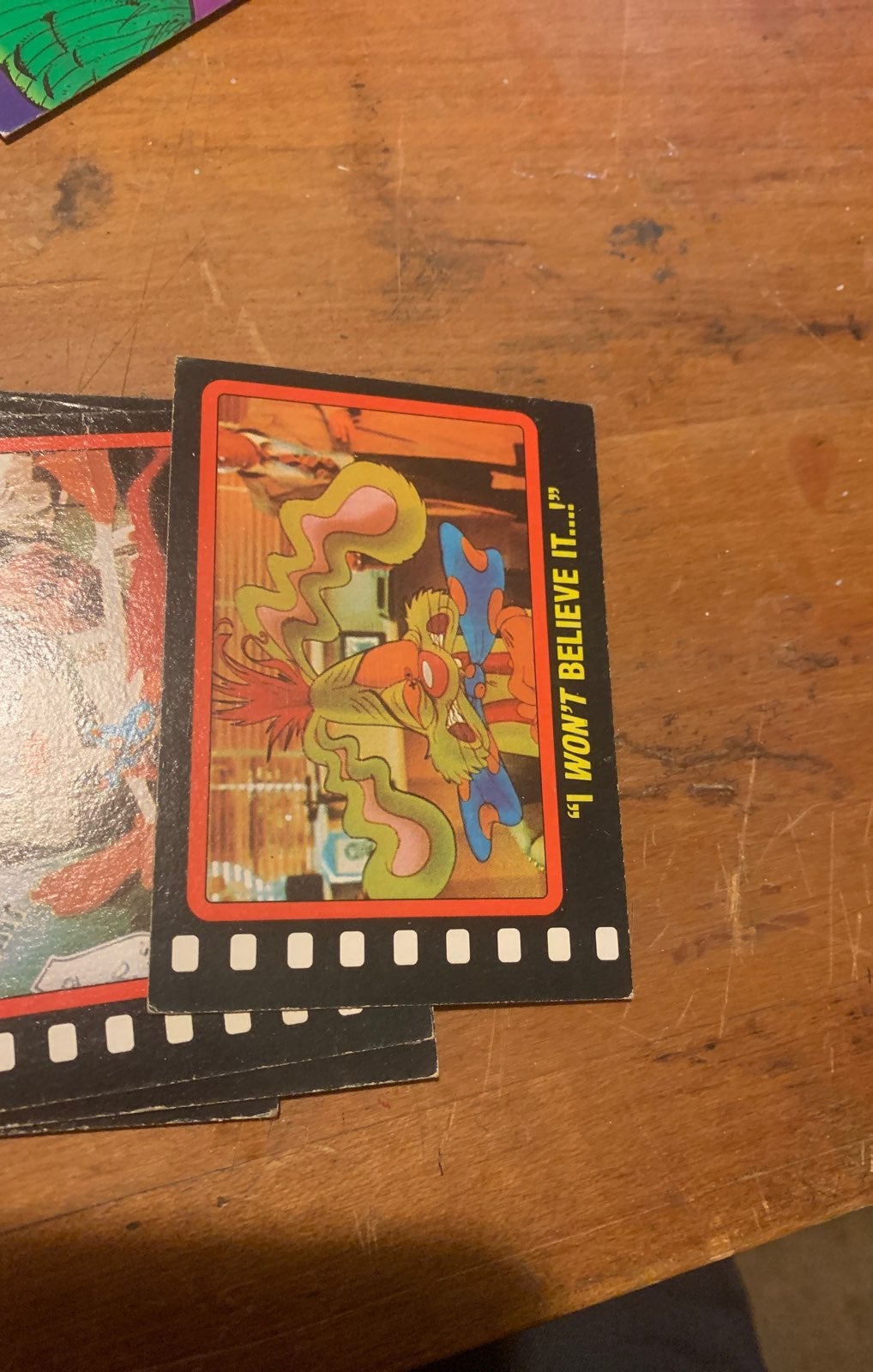 Roger Rabbit Trading cards
