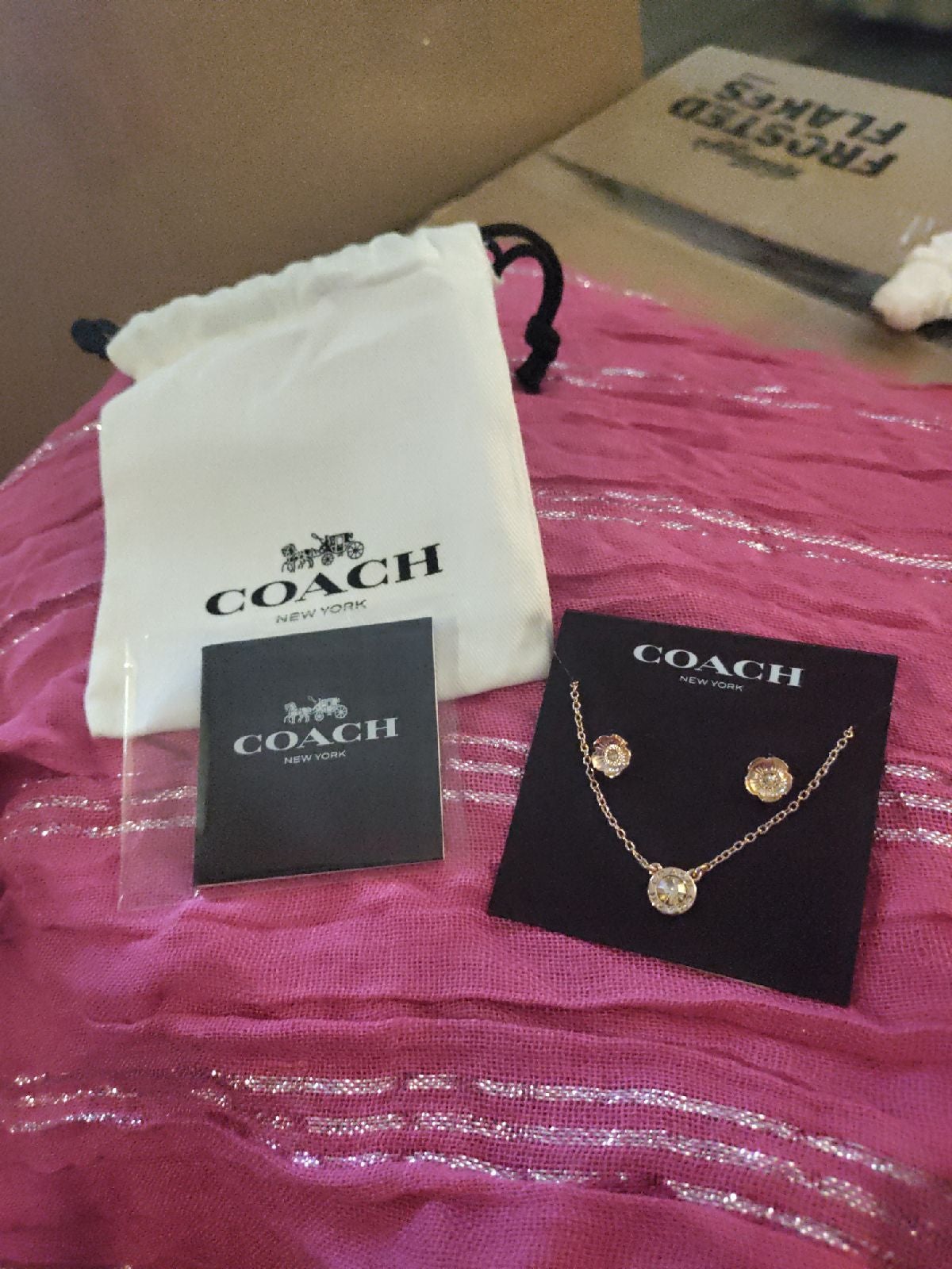 Coach jewelry set