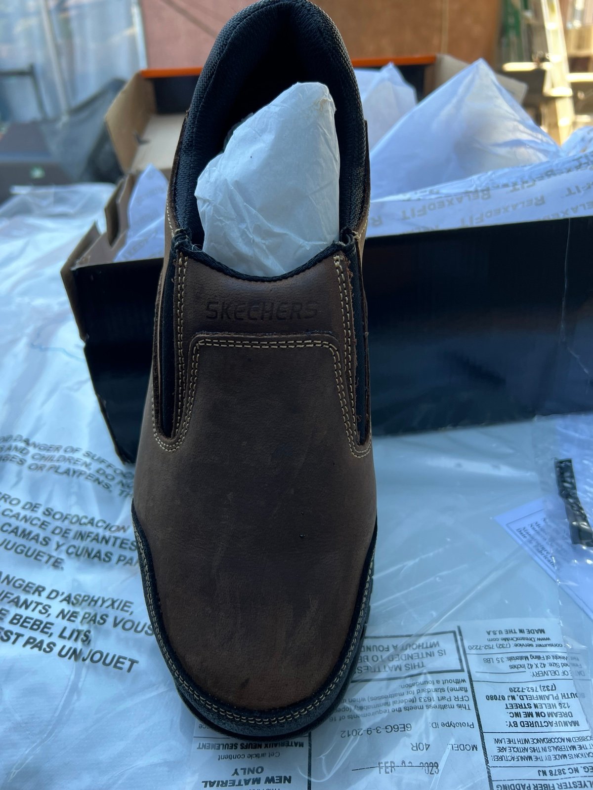 Skechers Relaxed fit for work with memory foam