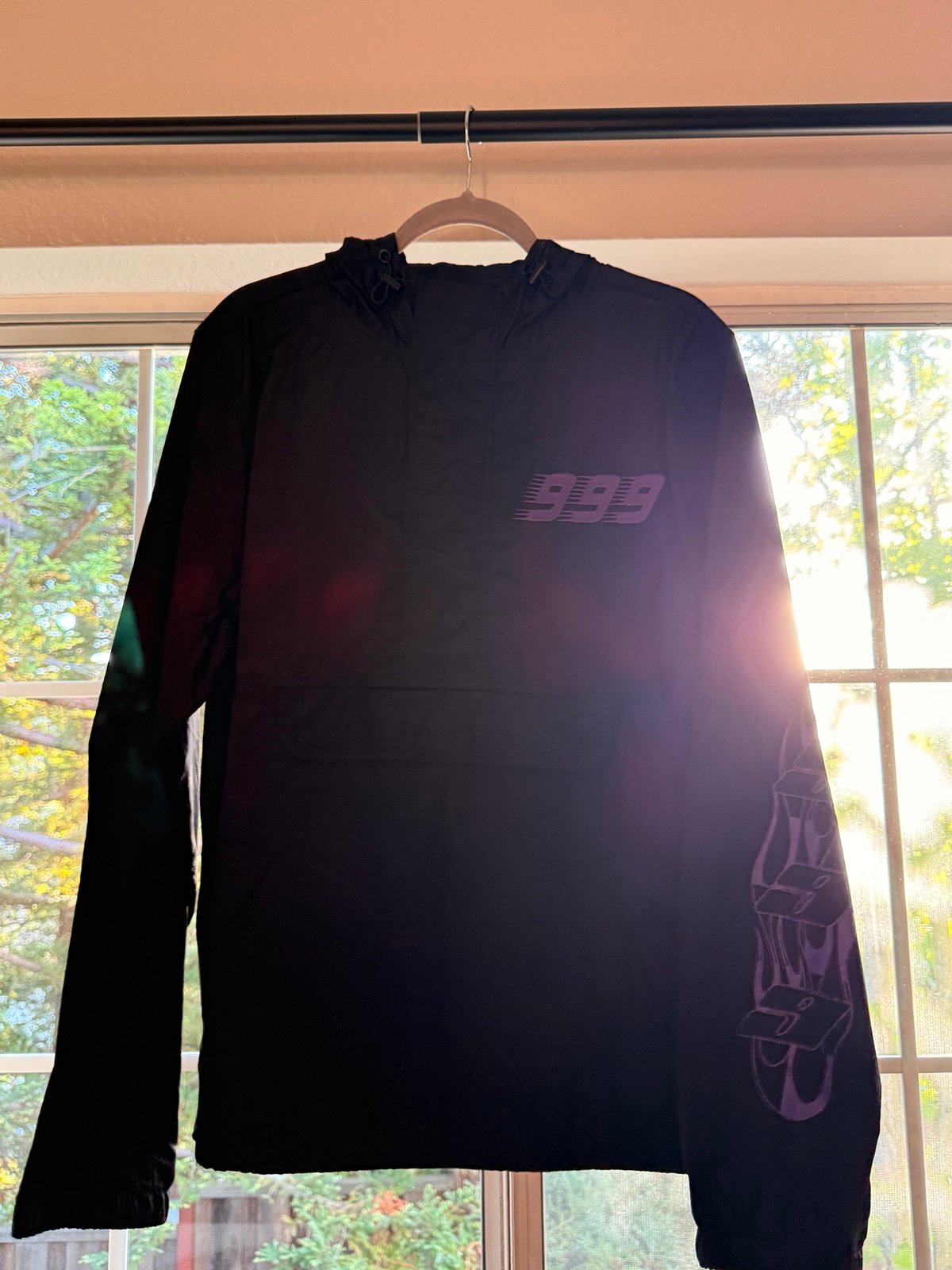 999 Juice Wrld rain/wind breaker coat size medium