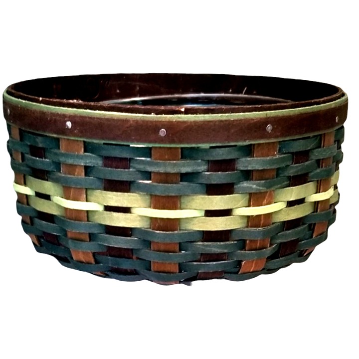 RARE 2018 Longaberger the Club Amazing America Series New England Basket w Liner