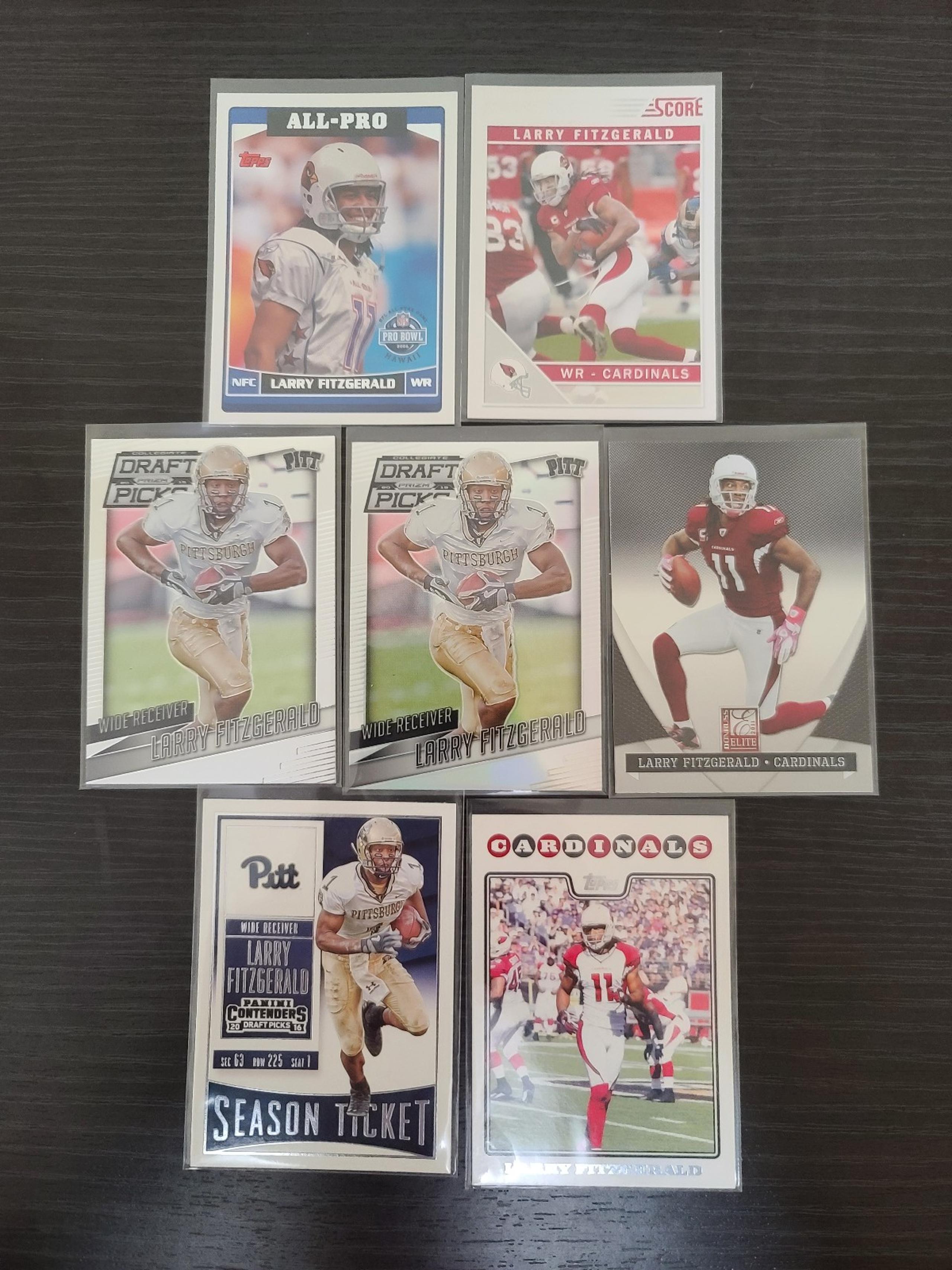 Larry Fitzgerald Cardinals NFL football cards