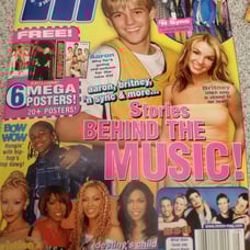 00s vintage m magazine aaron carter nsync bow wow britney spears destiny's child