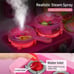 Play Kitchen Pretend Food Playset - 53 PCS Pink Kitchen Toys for Toddlers,