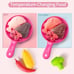 Play Kitchen Pretend Food Playset - 53 PCS Pink Kitchen Toys for Toddlers,