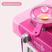 Play Kitchen Pretend Food Playset - 53 PCS Pink Kitchen Toys for Toddlers,