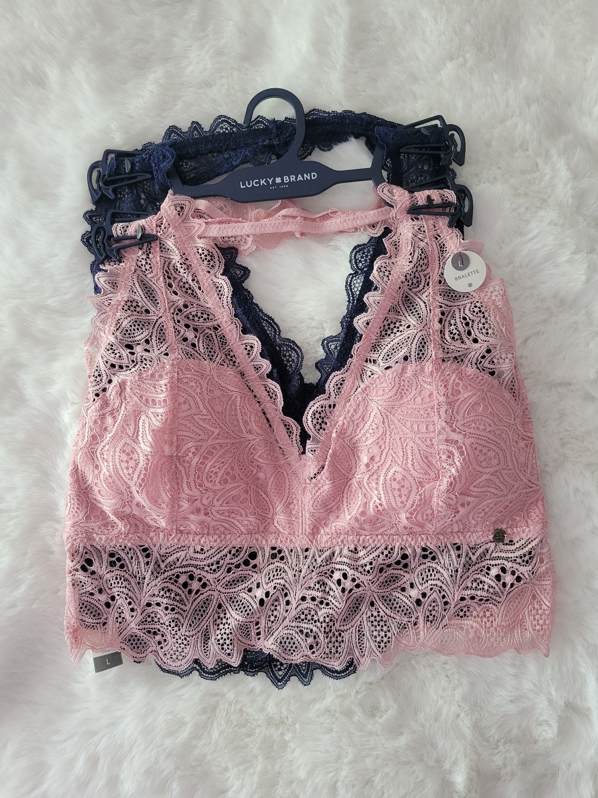 LUCKY BRAND NEW 2-PACK SEXY BRALETTE SIZE L