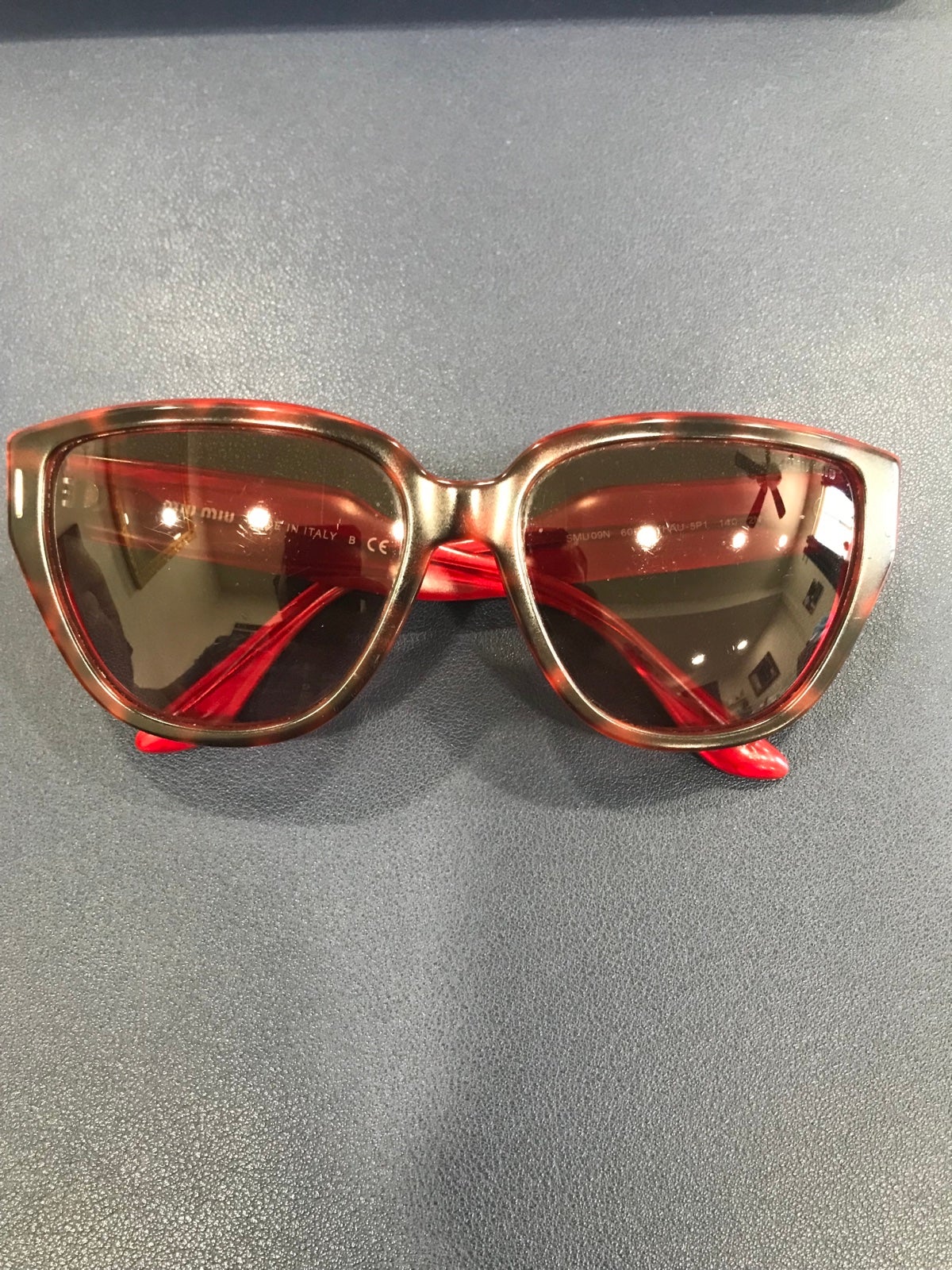 Miu Miu SMU 09N Cat Eye Sunglasses 60[]17 hau-5p1 140 2n made in Italy