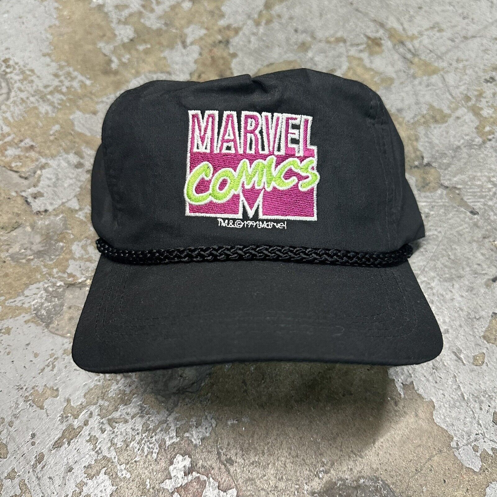 NWOT Vintage 1991 Marvel Comics Snapback Hat Walt Disney New York NEW