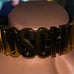 Moschino Letter Choker Necklace Gold custom made