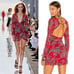 NWT DUNDAS x Revolve Zeppelin Mini Dress in Red Paisley