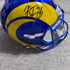 Kobie Turner signed autograph full size LA Rams speed replica helmet - Beckett