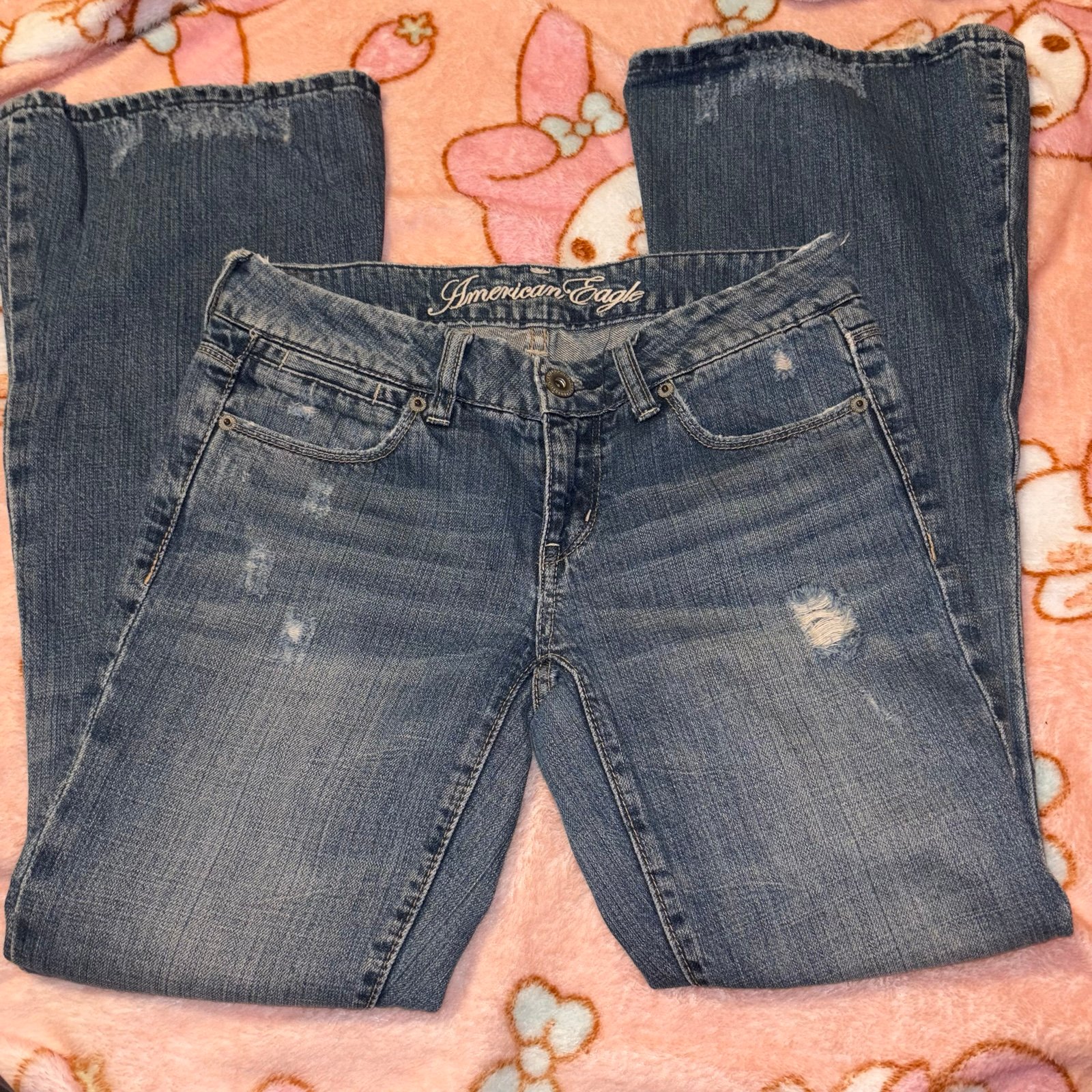 Early 2000s American eagle flared vintage jeans