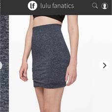 NWT Lululemon Boulevard Bliss Skirt Sz 2 True Navy White