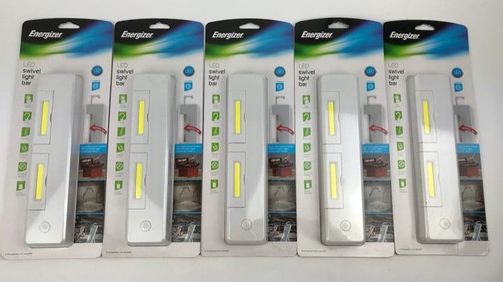 5 Energizer LED Battery Magnetic Lights