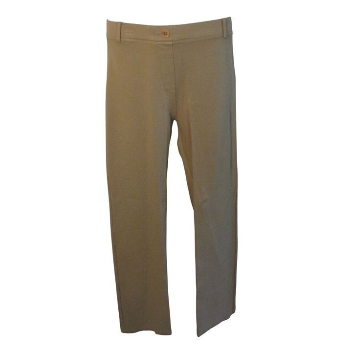 Betabrand 2XL Beige Khaki Yoga Dress Pants Knit Trousers