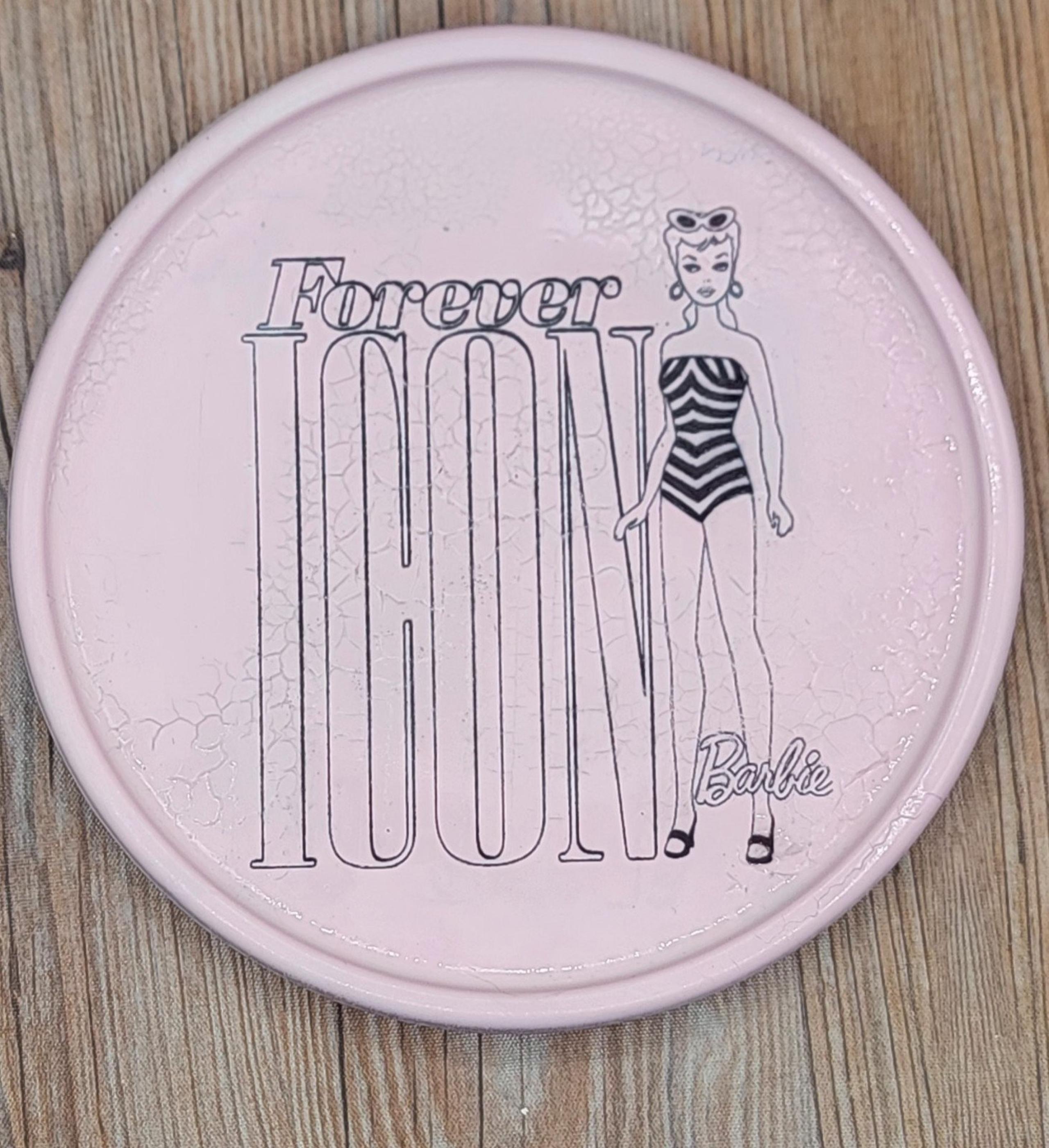 Decorative Forever Icon doll  glass trinket tray