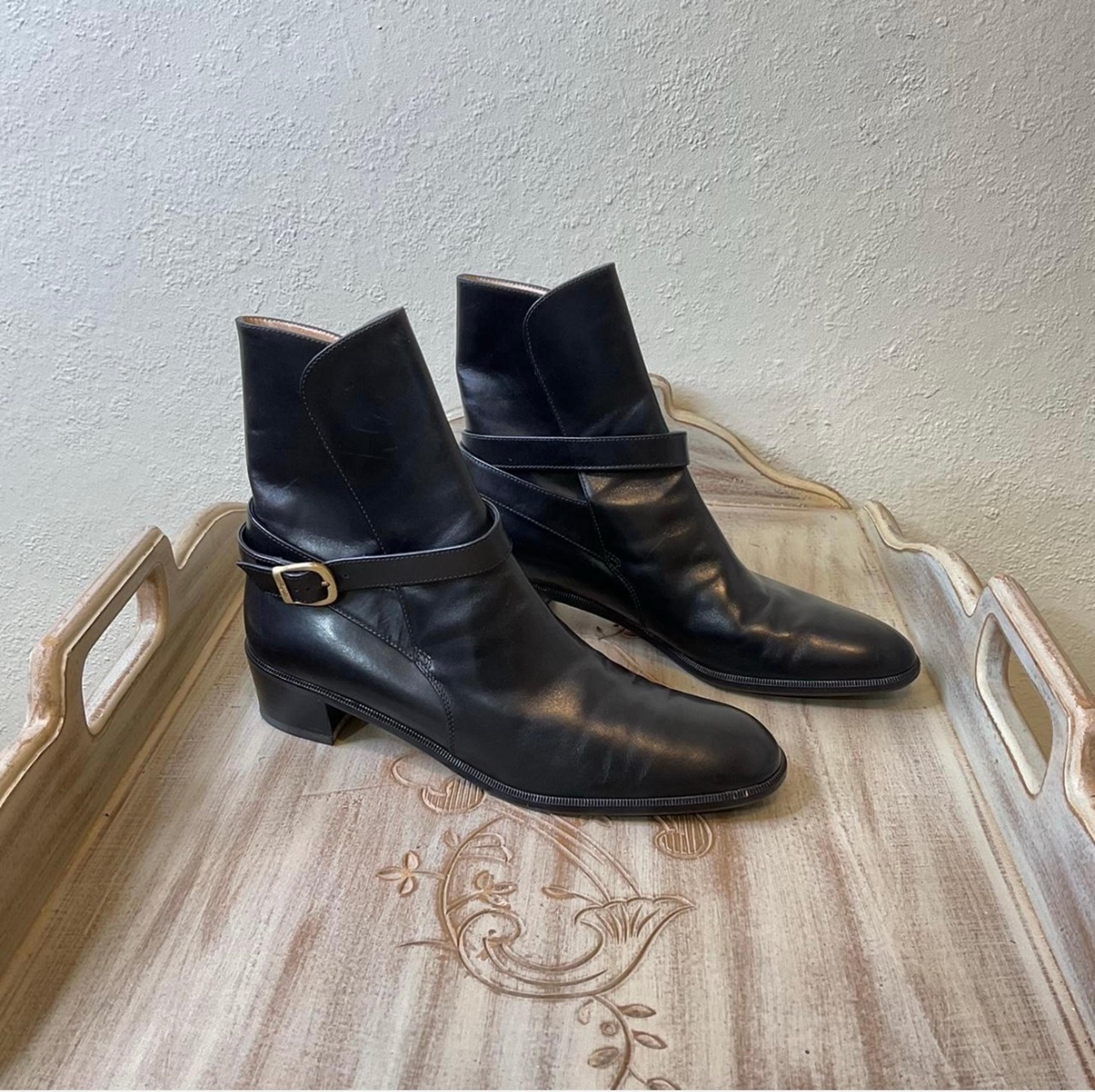 Salvatore Ferragamo Leather Ankle Boots