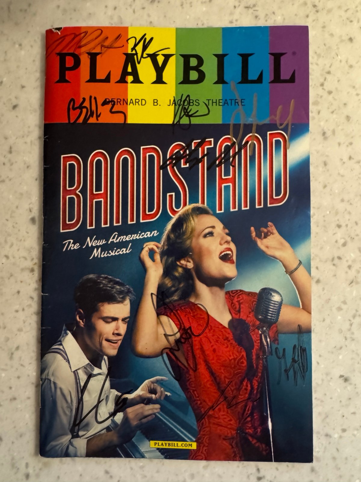 LIMITED EDITION SIGNED Bandstand Playbill