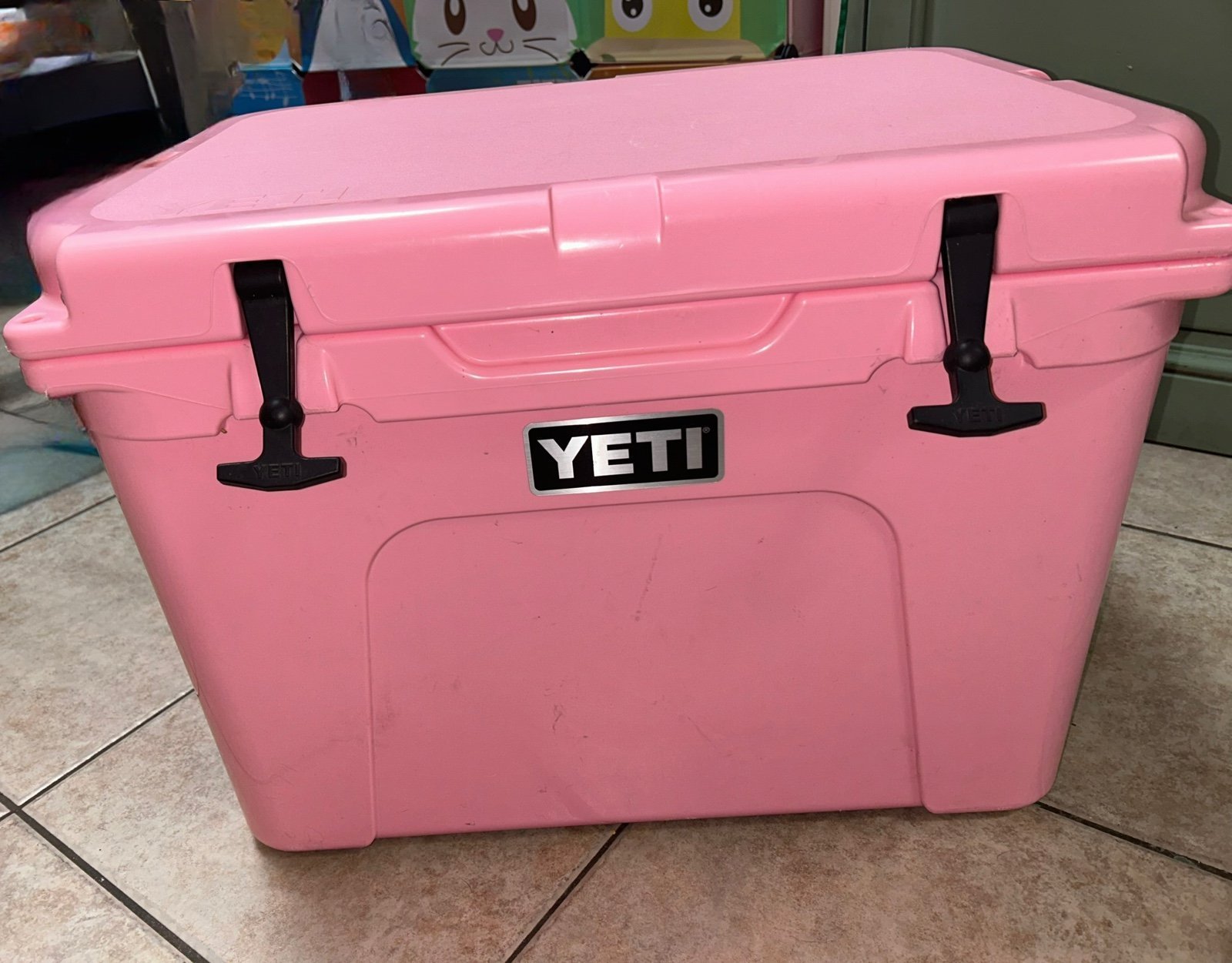 pink limited edition tundra yeti cooler 50