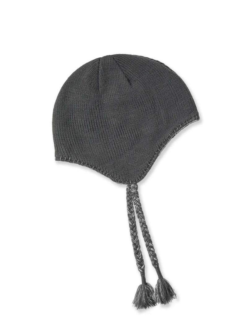 正規品 AEAE [CHARCOAL] BEANIE EARFLAP 帽子