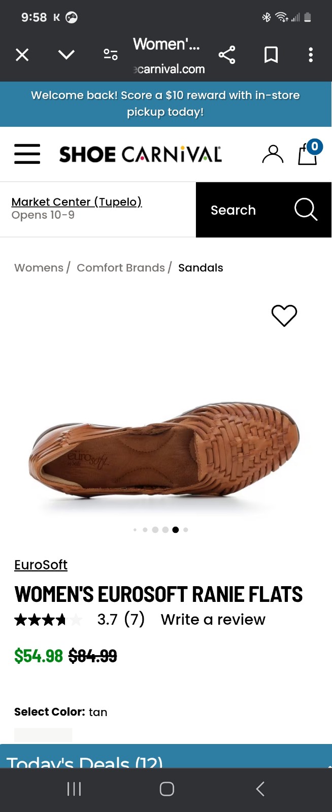 Huaraches Flats NWT