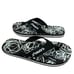Vintage Stussy x Futura Black & White Atom Slip On Flip Flop Sandal Slides Sz 10