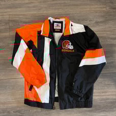 Cincinnati Bengals Windbreaker Starter Jacket Homage XL