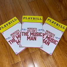 3 The Music Man STARRING HUGH JACKMAN AND SUTTON FOSTER Broadway Playbills!