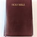 Nelson Holy Bible Giant Print bonded leather Thumb Indexed Burgundy NICE copy!