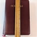 Nelson Holy Bible Giant Print bonded leather Thumb Indexed Burgundy NICE copy!