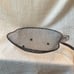 Black metal wire apple shape basket