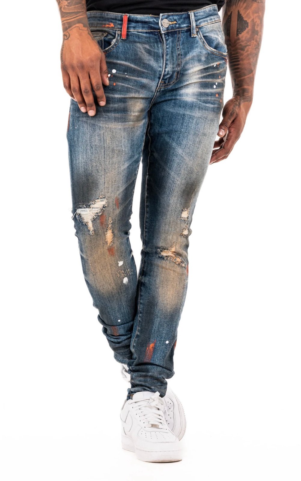 Esntl lab jeans “Potent” skinny jeans
