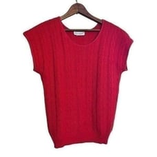 Jason Maxwell Vintage Scoop Neck Sleeveless Sweater