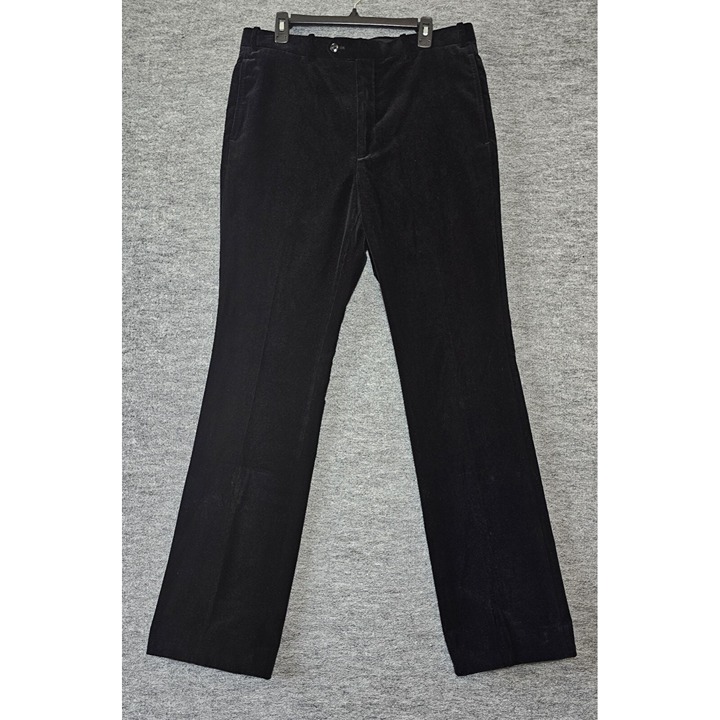 BLK Denim TROUSER 77 BLACK VELVET Size 52 100% Cotton MSRP 690