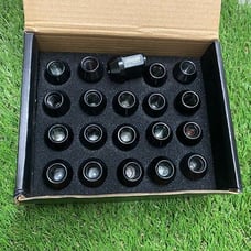 Rays Lug Nuts M12 x 1.25 Box of 20 Black Quantities Brand New JDM