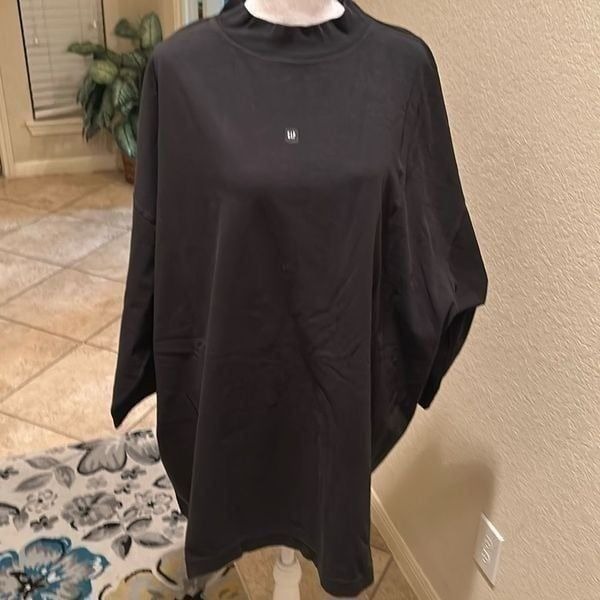 Yeezy Gap Collab Tee Shirt Black Mock Neck Mens Size M Oversized Streetwear New
