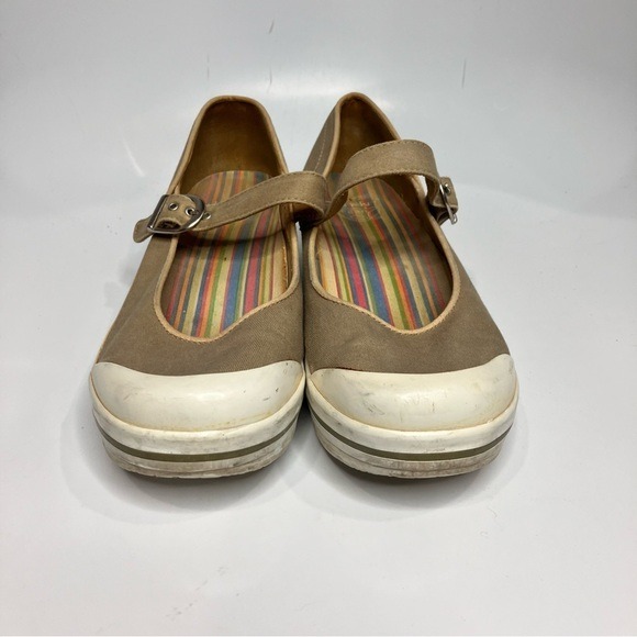 Vintage Dansko canvas mary Jane clogs size 40