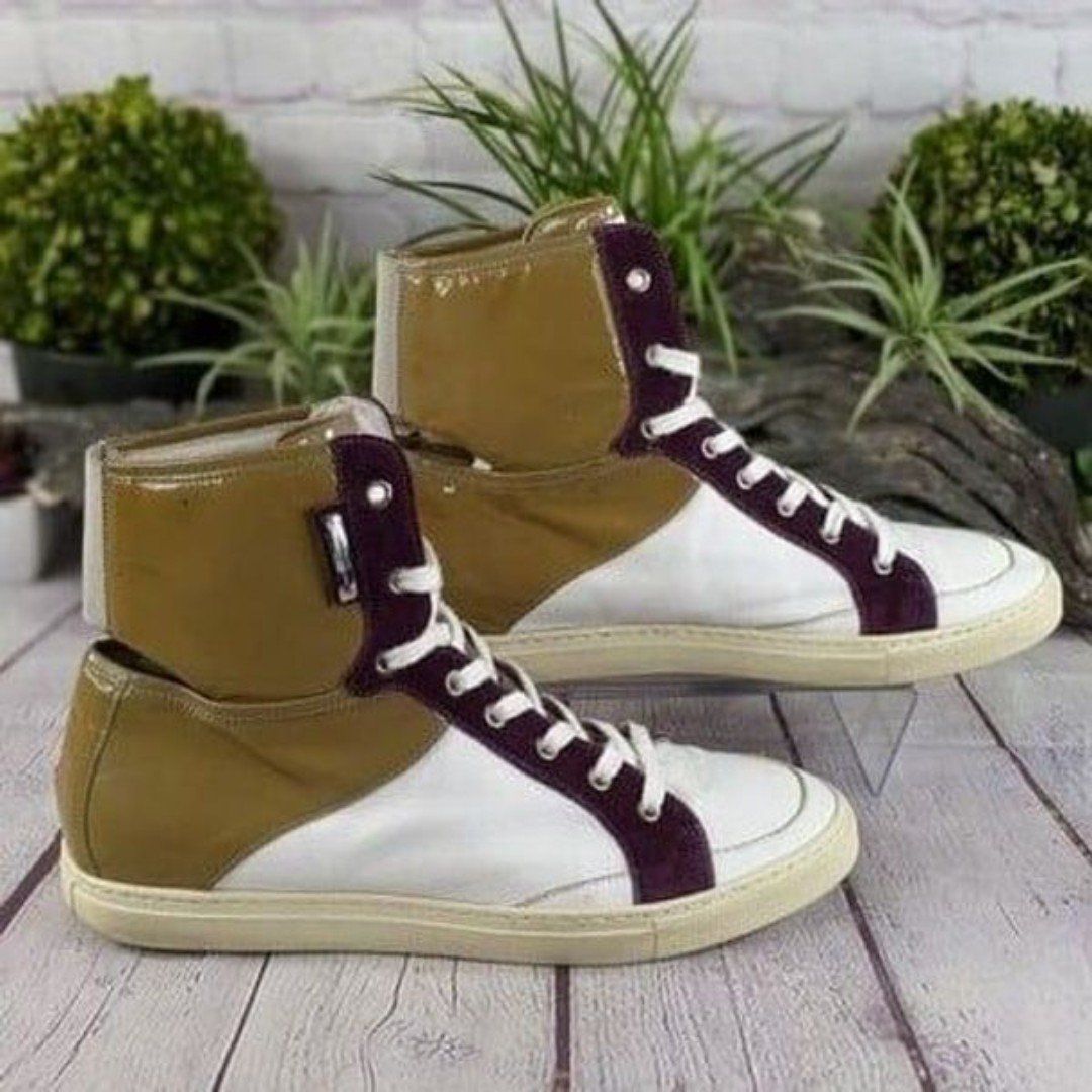 Alessandro Dell’Acqua Patent Leather Sneakers
