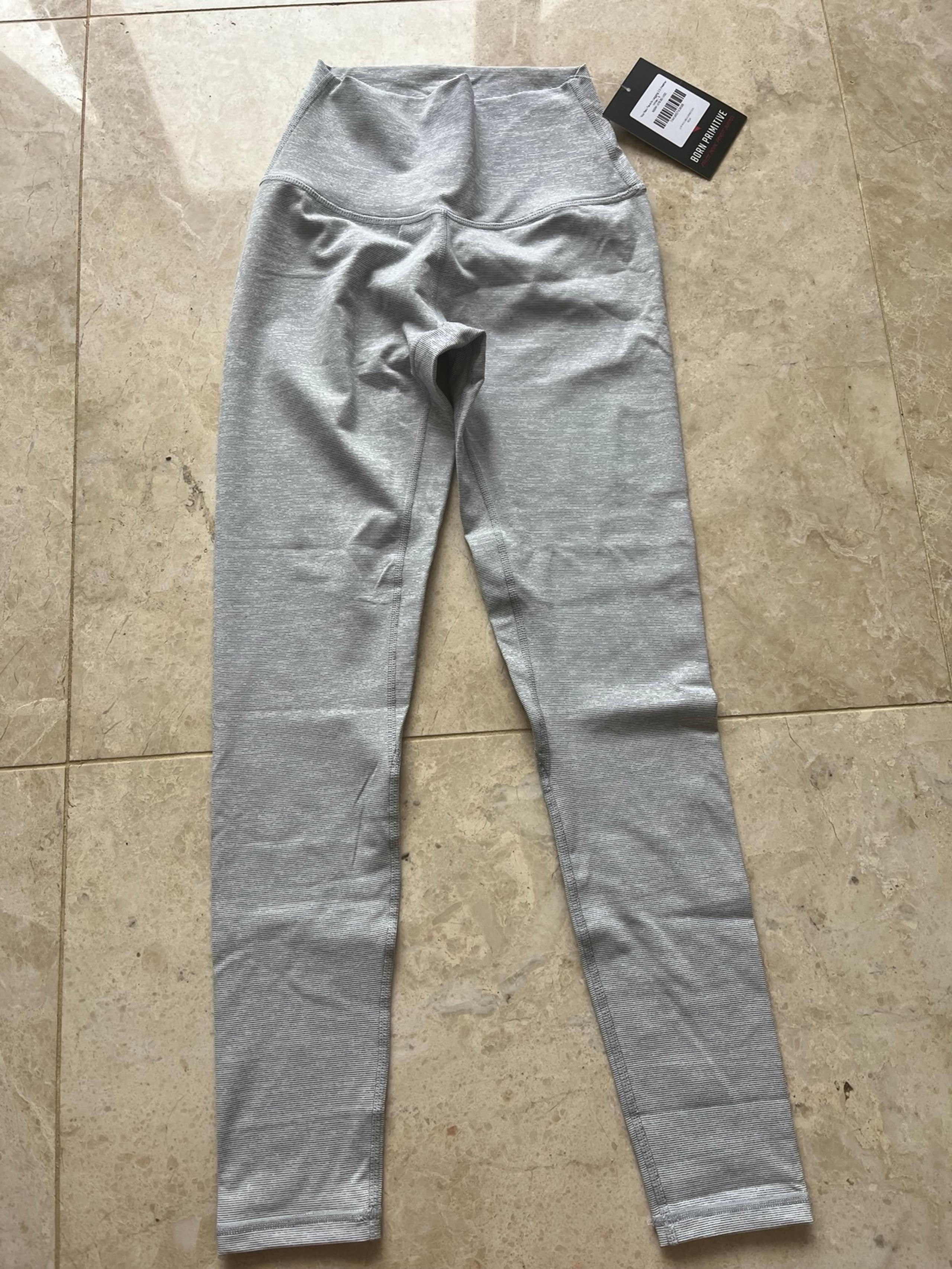 Born Primitive My Favorite Leggings Workout Gym Train Gray Athleisure NWT Tights