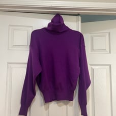 Vintage Obermeyer - Sport Ski T Turtleneck wool knit Women’s Purple Sweater. M