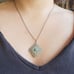 Classic Silver Dainty Turquoise Necklace