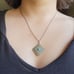 Classic Silver Dainty Turquoise Necklace