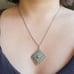 Classic Silver Dainty Turquoise Necklace