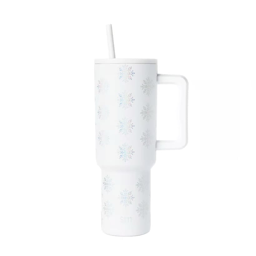 Simple Modern Snowflake Trek Tumbler 40oz